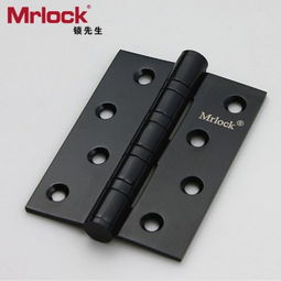 mrlock黑色不銹鋼合頁(yè)4寸軸承房門(mén)靜音合頁(yè)木門(mén)合頁(yè)